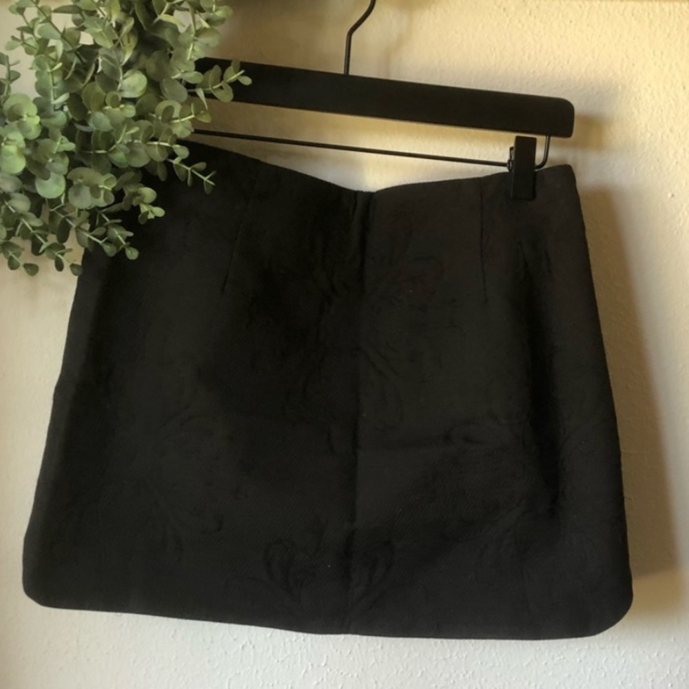 Sezane Black Mini Skirt